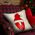 thumbnail image 5 of Qocolhg Christmas Decorations Outdoor Indoor, Christmas 26 Letter Pillow Cover Holiday Sofa Decoration Pillowcase -border Linen Printed Cushion Cover, on Sale Clearance!, 5 of 5