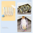 thumbnail image 3 of Folded Cat Tunnel Spring Toy, Portable Foldable Indoor Cat Activity Structure with Feathers, Stuffed Toys, Bells, Large Size Tunnel Spring Outdoor for Cats To Exercise, Relax, 3 of 9