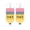 L, variant on QIQUWOHUL Tie Dyed Gradient Leather Earrings Water Drops Nurses Pencil Earrings Teacher Earrings