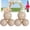 6pcs Beige, variant on Reusable Balloon Garland, Inflatable Balloon Arch Reusable, Linked PVC Design with Elastic Bands for Quick Setup, for Weddings & Parties