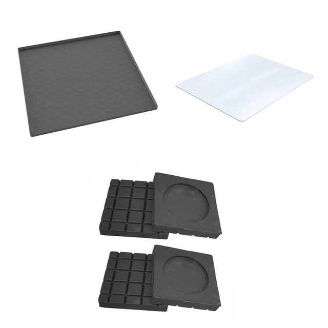 Alfombrilla para Refrigerador Base Protectora Impermeable Lavable Antideslizante para Lavadora Secadora Adecuada para Lavandería Cocina Hogar Aparatos