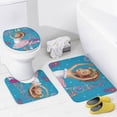 thumbnail image 4 of Fancy Nancy - Juego de 4 cortinas de ducha con alfombrillas antideslizantes, tapa de inodoro y alfombrilla de baño, cortina de ducha impermeable con decoración de dibujos animados para baño con 12, 4 of 8