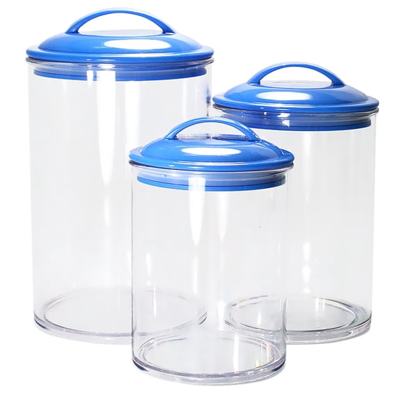 Reston Lloyd Azure - Acrylic Canister, Set Of 3