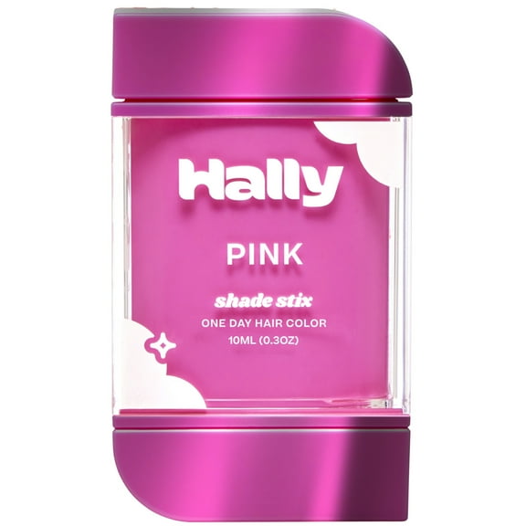 Hally Hair Shade Stix, Patent-Pending Temporary Hair Makeup, Pink, 10 ml