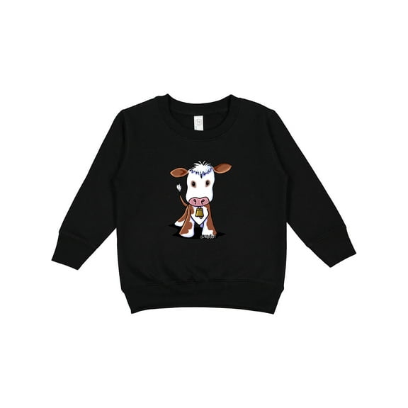 Inktastic Little Brown Cow Toddler Sweatshirt
