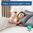 thumbnail image 6 of Sasttie Pillows Standard Size Set of 4, Hotel Down Alternative Sleeping Bed Pillows for Side Back Stomach Sleepers,Dark Grey, 6 of 9