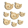 thumbnail image 1 of Kawaii Narwhal Wood Buttons for Crochet Knitting Sewing DIY Craft - Various Sizes (8pcs), 1 of 7
