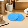 thumbnail image 1 of HAMPPLIES 2Pcs Lightweight Blue Bracelet Braiding Board for Cord and Thread Craft Projects, 1 of 8