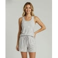 thumbnail image 2 of Real Essentials 4 Piece: Women's Super-Soft Tank Top and Short Pajama Set - Loungewear Sleepwear (Available in Plus Size), 2 of 7