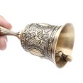 thumbnail image 3 of Zinc Alloy Hand Bell, Electroplating Process Hand Bell, Metal Handicraft Durable For Class Begin Dinner Bells, 3 of 8