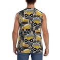 thumbnail image 4 of Pofeuu Excavator At Work Print Men's Muscle T-Shirt, Sleeveless, Muscle Tank, Classic Muscle Tee Top For Men Casual Sleeveless Muscle T-Shirt Trendy Clothes-Small, 4 of 7