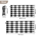 thumbnail image 4 of SKYSONIC Beach Towels 30"x60", Tartan White Black Plaid Camping Towels Sand Free Beach Towel, Large Beach Towels Quick Dry Bath Travel Towels Pool Yoga Beach Mat for Men Women, 4 of 7