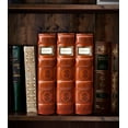 thumbnail image 6 of Bellagio-Italia Tuscany CD/DVD Storage Binder - Cognac Brown - Leather - 96-Disc Capacity - Storage Organizer for DVDs, CDs, Blu Rays, & Video Games - Acid-Free Binder Organizer Sheets - 2 P, 6 of 6