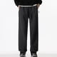 thumbnail image 1 of Pantalones deportivos de longitud completa para hombre, de moda, de color liso, informales, elásticos, con cordones y pierna recta, blusa para hombre, 1 of 4