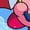 Light Blue, variant on Toddler's Nintendo Kirby Flying Portrait  Graphic Tee Royal Blue 2T