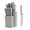 Gray, variant on HEESEM 18-Piece Stainless Steel Knife Set with Plastic Block, Ergonomic Handles & Kitchen Shears, Sage Green