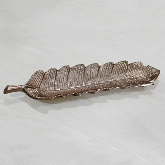 HANDMADE ECO-FRIENDLY 100% ALUMINUM TRADITIONAL PATTERN BRONZE DECORATIVE TRAYS- 15.78'' x 3.74'' x 1.18'' SIZE, BRONZE COLOR, TRADITIONAL DESIGN, DECORATIVE TRAYS BBH HOMES