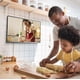 thumbnail image 3 of Wtinghouse - TV de 32 Pulgadas con Reproductor de DVD Integrado, 720p HD LED pequeña visualización Plana no igente de televisión combinada con HDMI, USB y Control parental, Monitor para el, 3 of 5