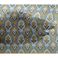 thumbnail image 4 of oneOone Viscose Chiffon Fabric Damask Ikat Print Sewing Fabric BTY 42 Inch Wide, 4 of 4