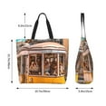 thumbnail image 5 of Yiaed Modern Urban Monkey Print Handbag for Women Tote Purse Shoulder Bag Large Fashion Hobo Purse Handbag Shopping Tote, 5 of 5