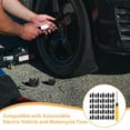 thumbnail image 3 of UPGRATOR Car Tire Plug Kit for Emergency Puncture Repairs with Strong Adhesion Technology, Portable Black Rubber and Galvanized Metal Tools, 3 of 8