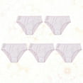 thumbnail image 2 of YIHONGMU 5pcs Travel Outdoors Disposable Underpants Breathable Cotton Briefs Portable Underwear Pregnant Woman Panties - Size L, 2 of 6