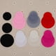 thumbnail image 5 of Qarigey 20 piezas de almohadilla de tela redonda DIY artesanía hecha a mano parche básico Color sólido Manual ropa accesorios de joyería Ropa, zapatos y accesorios Miscelánea Blanco 2.5 cm Qarigey AP015634-07, 5 of 6
