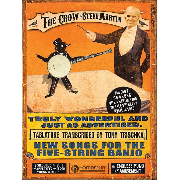 The Crow: Steve Martin: New Songs for the Five-String Banjo, (Paperback)