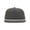 Charcoal/ White, variant on - Umpqua Snapback Cap - 256 - Charcoal/ White - Size: Adjustable