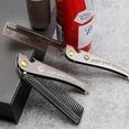 thumbnail image 6 of Steel Beard and Mustache Comb Folding Fine Comb Pocket X4K1, 6 of 9
