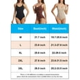 thumbnail image 2 of Deago Womens' Slimming Bodysuit Tummy Control Shapewear Seamless Sculpting Thong Body Shaper Tank Top (Coffee, 2XL), 2 of 10