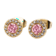 thumbnail image 1 of Aretes para Mujer Oro 14k LuckyLy con Zirconias, Modelo Judy rosa UNITALLA, 1 of 6