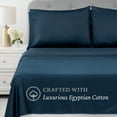 thumbnail image 5 of Hotel Style 1000 Tread Count Blue Cove Egyptian Cotton Luxury Bed Sheet Set, King, 5 of 10