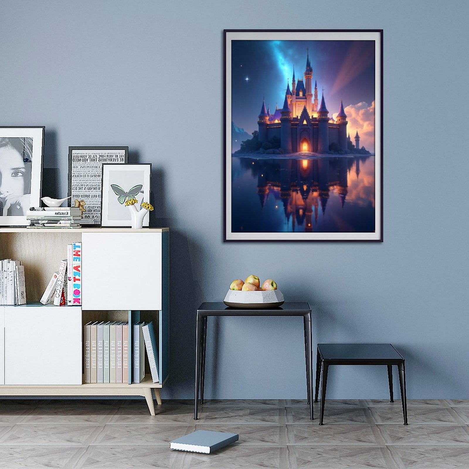 Diamond Art Kits for Adults - Classic Castle Print No.68 5D Frameless Dimond Painting Kit for Adults Beginner, Round Diamond Kits for Home Wall Decor, Gift for Women