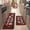 A, variant on 2 Pcs Christmas Kitchen Rugs and Mats for Floor Non-Slip Backing Mat Merry Christmas Kitchen Decor Anti Fatigue Kitchen Rug Sets with Runner Xmas Decor (D 16"x24"+16"x48")