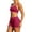 0713LiWatermelon Red, variant on Meih Women 2 Pieces Workout Sets Padded Spaghetti Straps Yoga Cami Tops Mid Waist Elastic Waist Shorts Ladies Running Gym Fitness Sets 0713LiWatermelon Red XXL
