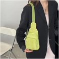 thumbnail image 3 of Kukuzhu Women‘s Casual Fanny Pack Japanese Kawaii Colorful Crossbody Bag Lightweight Belt Pack for Travel Sports Hiking (Green), 3 of 6