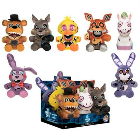 Five Nights At Freddys Twisted Ones Plush 8-Piece Assortment Case …