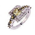 thumbnail image 2 of Alloy Ring with Diamond Crystal Exquisite Design for Special Occasions and Everyday Timeless Elegance Ring Durable Statement Fashion Jewelry, 2 of 5