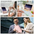 thumbnail image 6 of ELEHOLD For Apple iPad 11th(A16)/10th 10.9 Inch Case,Rugged Shockproof 3-Layer Kickstand Pencil Holder Protective Case with Shoulder Strap for Kids, School, Outdoor Travel,Rosegold, 6 of 8