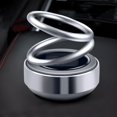 thumbnail image 2 of Difusor de fragancia, felicidad pura, difusor de ambientador de aire para coche, aromaterapia para coche, aromaterapia para coche, coche planetario giratorio para aromaterapia (color plateado) XianweiShao 1327533220729, 2 of 5