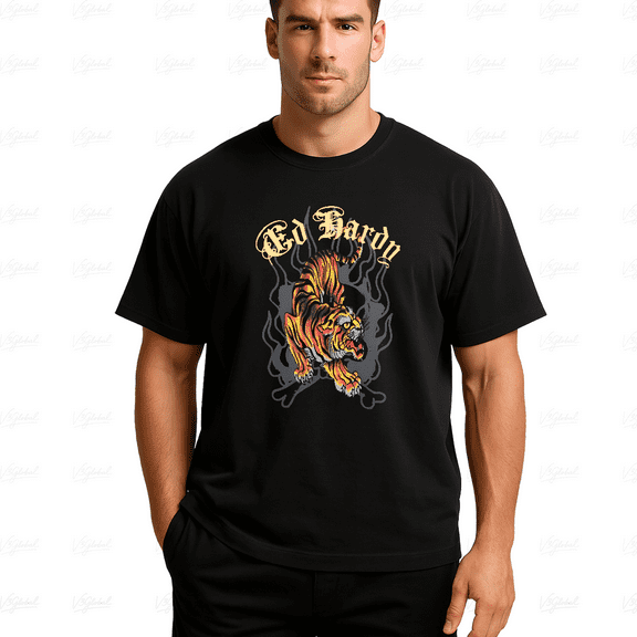 Ed Hardy Crawling Tiger Y2K Tattoo Art Graphic Style Fan Unisex T-Shirt, up to Size 5XL