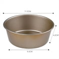 thumbnail image 4 of Molde de Acero Al Carbono de 4 Pulgadas para Freidora de Aire, Molde Redondo para Pan, Tartas, Pudín, Gelatina, para Repostería., 4 of 5