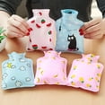 thumbnail image 3 of Cheers.US 3Pcs Mini Hot Water Bottle Bag/Hand Warmer, Light and Handy, Small Heat Up and Refreezable Cold Pack, Korea Style Cute Therapy Heating Pad Warming Pain Relief, 3 of 8