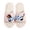 Pink, variant on HAHUT Cartoon Dachshund Slippers for Women Men, Non Slip Breathable Fabric House Shoes, Comfort All-Season Holiday Footwear for Home (Black 36-37)