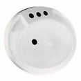 thumbnail image 1 of 17X20white Poly Oval Lav W/Overflo, 1 of 4