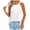 White, variant on XMMSWDLA Womens Tank Tops Casual Vest Shirts Sleeveless Cotton Soft Summer Tees Blouses Hot Pink Tunic Tank Tops Women