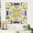Positano, variant on THE GEARS CLOCK Wall Clock with Real Moving Gears IT-LI_ 24 in Square Meta