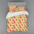 thumbnail image 2 of Ambesonne Rose Bedding Set 3 Pcs, Colorful Petals and Leaves, Twin XL, Multicolor, 2 of 3