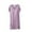 Purple, variant on Feancey Womens Modal Nightgowns Solid Color Short Sleeve V Neck Sleep Dress Ruched Casual Loose Nightshirts Cozy Soft Pajama Dresses Summer Sales Clearance Coffee M
